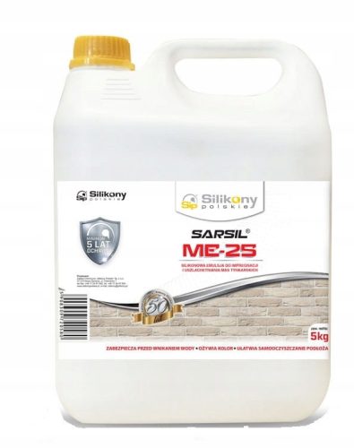 Sarsil ME-25 silicone emulsion 5 l white