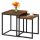  LoftInspired Praven square coffee table 50 x 50 x 50.5 cm aged oak