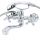 WALL MOUNTED BATH SHOWER FAUCET, BATHTUB, HOSE KIT, HAND CONTROL