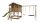 Kindergarten House Slide Swing Stork's Nest free shipping