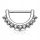  CLICKER SEPTUM EARRING SILVER TITANIUM G23 1.2/8