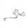 SCHELTAD VANILLE wall-mounted washbasin mixer, chrome