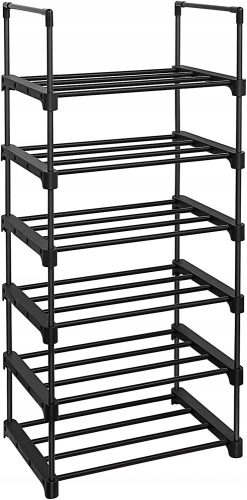  Songmics armoire à chaussures 45 x 106 x 30 cm noir