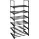  Songmics armoire à chaussures 45 x 106 x 30 cm noir
