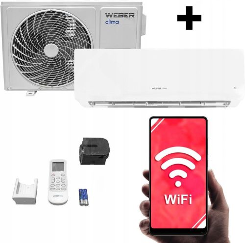 Weber Q 2.6 kW + 4D wall air conditioner