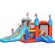 ROYAL BOBBLE CASTLE, TRAMPOLINE, 2 SLIDES
