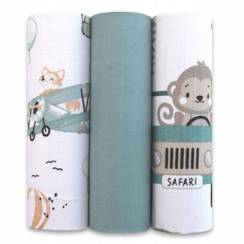  EGA Muslin Diaper 60/80 3 pieces