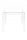  King Home GHOST square coffee table 42 x 42 x 41 cm transparent