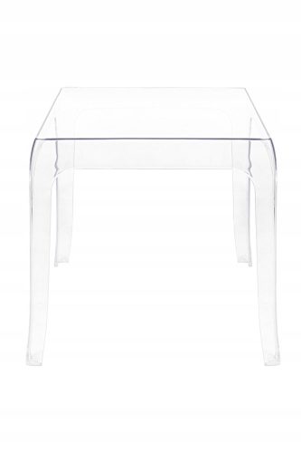  King Home GHOST square coffee table 42 x 42 x 41 cm transparent