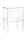  King Home Vision rectangular table 34 x 40 x 57 cm