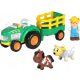  Tractor set with farmer and animal figure with light and sound