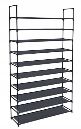  Armoire à chaussures Gockowiak 100 x 175 x 29 cm noir