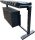 Foldable cemetery bench with box benches-A 85 x 25 x 47 cm