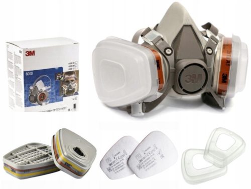 3M Color Mask 6200 6057 5911 501 Half Mask