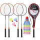 2× Nils NRZ005 STEEL bat set + Nils NBL6103 dart set