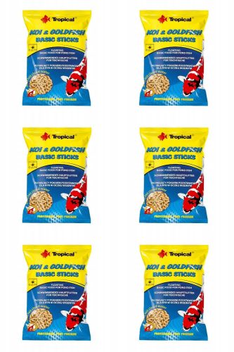  Tropical Koi & Goldfish Basic Sticks Fish Food 90 g