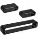  TecTake MDF-Regal 95 x 16 cm schwarz