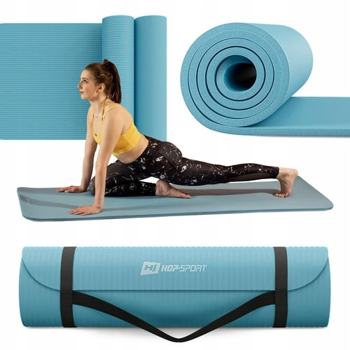  Hop-Sport exercise mat 190 cm x 60 cm blue