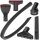  A set of vacuum cleaner nozzles with mounting system, 32-35 mm, 6 pieces.