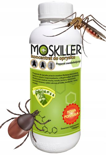  Liquid against cockroaches, mosquitoes, ants, flies, silverfish Moskiller 2.5 kg 1000 ml