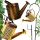  SOLAR GARDEN LAMP LAMPION LED watering can 80 cm