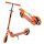  Orange large foldable scooter with brake SUNLIGHT NEON up to 100 kg