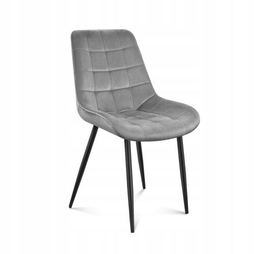  Markadler chair, velvet, shades of grey, 1 pc.