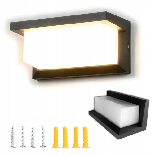 Garden wall light with integrated LED source 18 W