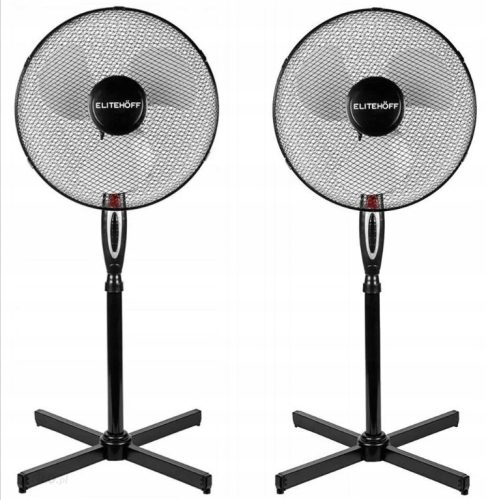 Grille d'aération ventilation VENTILATEUR SUR PIED PUISSANT VENTILATEUR DE SOL D6 noir