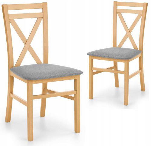  Halmar chair, fabric, shades of grey, 1 pc.