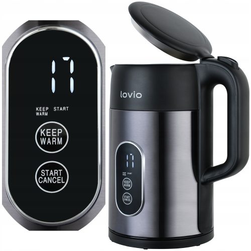  LOVIO Cordless Kettle Cordless Kettle made of steel LVSEK001 2200 W 1.5 l Black