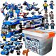  Blocks MOBILE POLICE 828 pcs. SWAT car, car