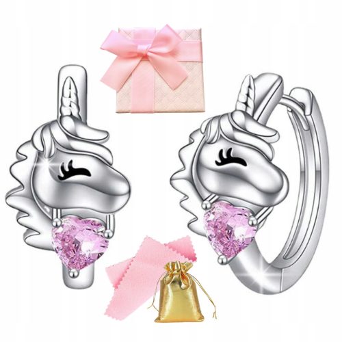  Alola Silver Hoop Earrings for Kids