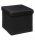  5fünf Simple Smart upholstered pouf, black