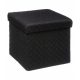  5fünf Simple Smart upholstered pouf, black