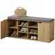  Meuble à chaussures avec siège Kesper 103 x 48 x 30,5 cm tons marron