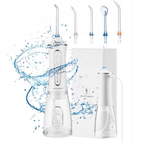  Dental irrigator, cordless, 4 tips, 5 levels, waterproof, IPX7