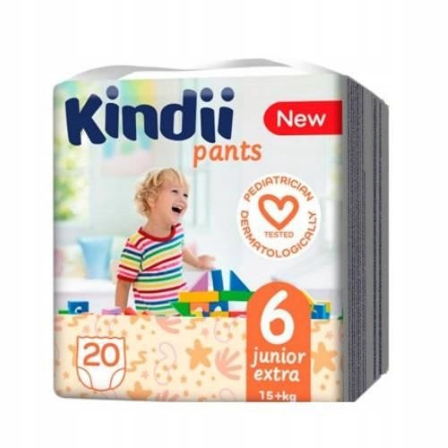  Kindii Junior extra diaper pants size 6 (15+ kg) 20pcs