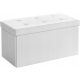  Songmics bench with storage space 76 x 38 x 38 cm white