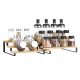  Songmics spice racks 32 x 24.5 x 11.2 cm black-brown