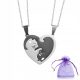  FRIENDSHIP necklace cats BFF CATS set of 2