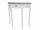  Livin Hill console table, matt white, 80 x 80 x 30 cm