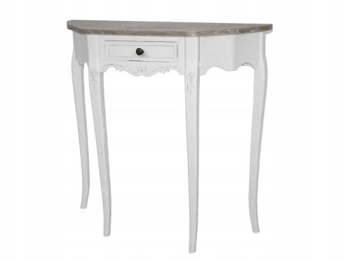  Livin Hill console table, matt white, 80 x 80 x 30 cm
