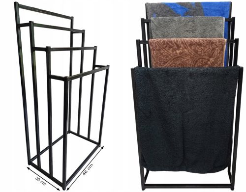  Solid TOWEL STAND - ASSEMBLED piece of furniture - Dryer Hanger - Re4r