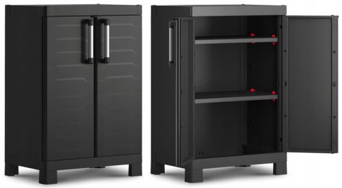  Keter plastic storage rack, 97 x 65 x 45 cm, max. 15 kg per rack