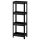  Ikea bathroom shelf black 23 x 36 x 100 cm