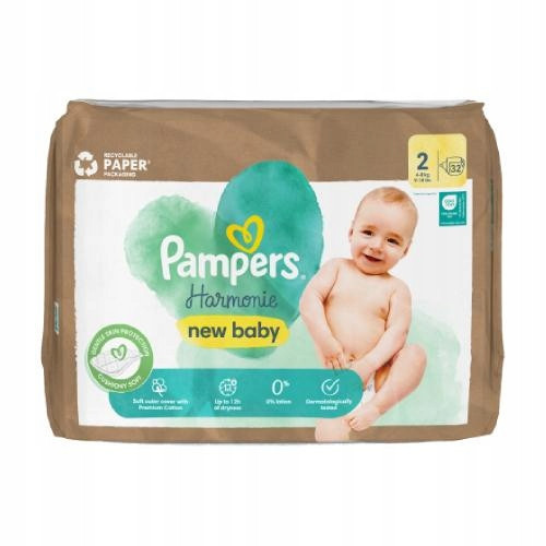  PAMPERS Harmonie Baby 2 diapers (32 pcs.)