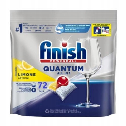  Finish Powerball Quantum dishwasher capsules 72 pieces