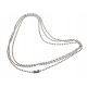  ŁL287 BALL CHAIN DOG TAG STEEL 12pcs