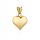  GOLD PENDANT 585 HEART CONVEX LARGE M.JOPEK
